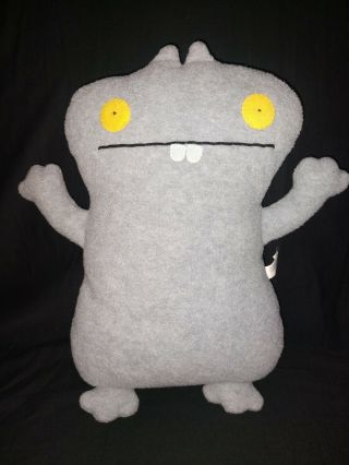 2002 Uglydoll Babo Plush Stuffed Doll Pretty Ugly 13 " Grey Animal Monster Funny