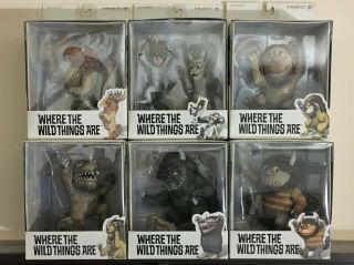 2000 McFarlane Toys Where The Wild Things Are Complete Set Of 6 NIB 2