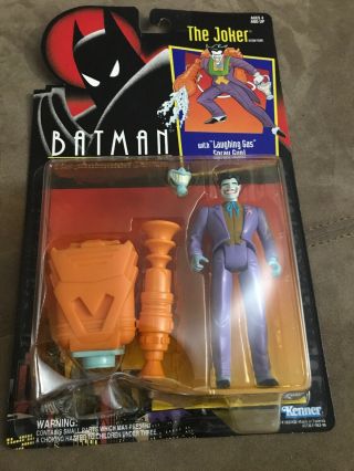 The Joker With " Laughing Gas " Spray Gun " Batman The Animated Series " Kenner 1992