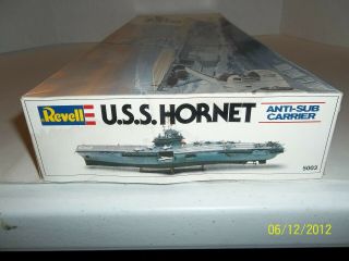 Revell USS Hornet Anti - Sub Carrier 5003 scale? Model Kit Y54 4