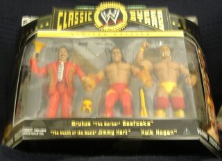 Wwe Classic Superstars 3 - Pack Hulk Hogan Brutus Beefcake Jimmy Hart Mega Maniacs