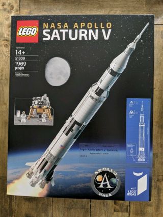 Lego Ideas 21309 Nasa Apollo Saturn V Space Rocket Launch 1969pcs Nib