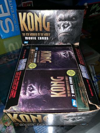 Topps King Kong The 8th Wonder Of The World Movie Cards Box 24 Packs