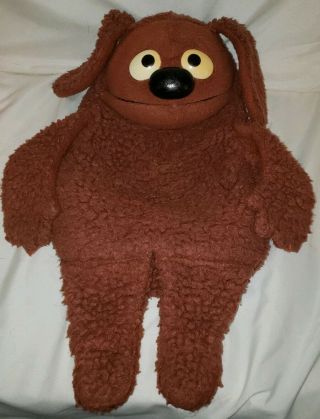 Rowlf The Dog Vintage 1977 Fisher Price Sesame Street Hand Puppet Toy 18 " Ralph