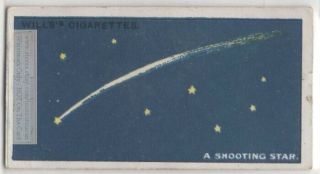 Meteoroid Shooting Star Solar System Astronomy 95,  Y/o Trade Ad Card