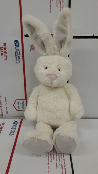 Pottery Barn Kids White Becka Bunny Plush Stuffed Animal Toy 2009 Easter Rabbit