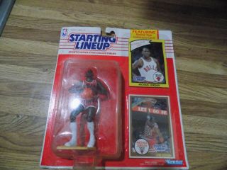 1990 Michael Jordan Chicago Bulls Kenner Starting Lineup Hof 2 Cards