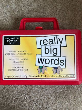 Really Big Words Magnetic Poetry Kit