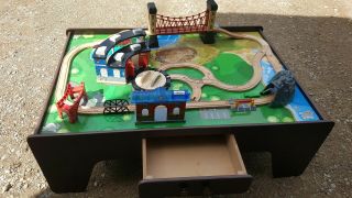 Imaginarium Wooden Magnetic Train Set And Table