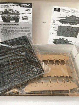 1/35TH SCALE MERKAVA MK.  4M BY MENG WITH PHOTOETCHED PARTS 2