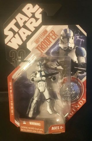 Star Wars 30th Anniversary Saga Legends 501st Legion Clone Trooper - Vader 