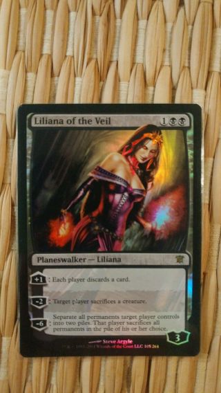 Mtg Magic The Gathering Foil Innistrad Liliana Of The Veil Multiple Available