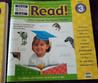 Your Baby Can Read Learning Reading Book Set Vol.  1,  2 and 3 Robert Titzer,  Ph.  D. 4