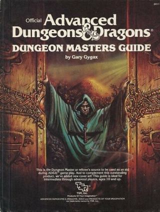 Dungeon Masters Guide Exc,  2011 Dmg Tsr Dungeons Dragons D&d Game Guidebook Hc