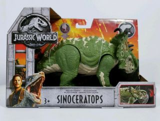 Jurassic World Roarivores Sinoceratops Figure Mattel Jurassic Park -