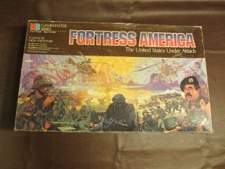 Mb Gamemaster Series Fortress America The United States Under Attack Board Game