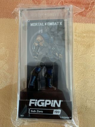 Confirmed Order Exclusive Mortal Kombat X - Sub Zero 199 - Figpin Classic