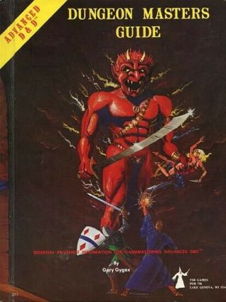Dungeon Masters Guide Exc,  D&d Dungeons Dragons Tsr Ad&d Guidebook Book 2011