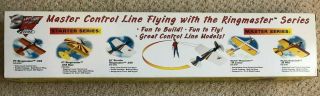 Sterling model kit balsa wood plane Lil ' Stuntin Ringmaster.  049 Control Line 2