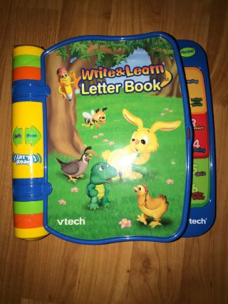 Vtech Write And Learn Letter Book Electronic Talking Abc,  Spelling,  Phonics A24