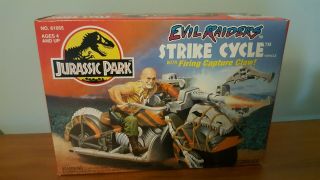 Jurassic Park Evil Raiders Strike Cycle With Capture Claw 1994
