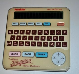Official Scrabble Deluxe Players Dictionary Franklin Electronic Scr 228