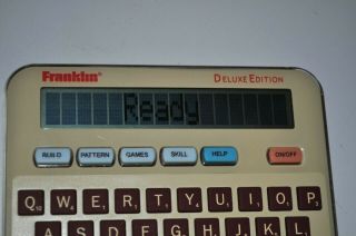 Official Scrabble Deluxe Players Dictionary Franklin Electronic SCR 228 2
