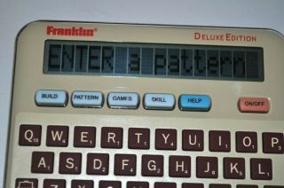 Official Scrabble Deluxe Players Dictionary Franklin Electronic SCR 228 3