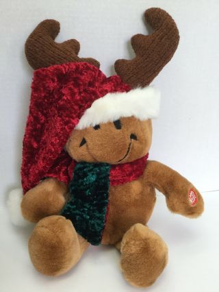 Giggles Wiggles Smiley Face Plush Christmas Musical Grandma Run Over By Reindeer