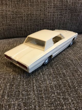 1966 AMT White Ford Thunderbird Promo Model Car 2