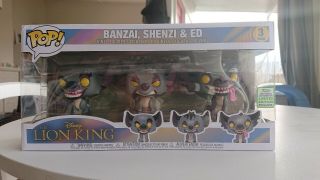 The Lion King Hyenas Banzai,  Shenzi & Ed 3 Pack Eccc 2019 Funko Pop Vinyl