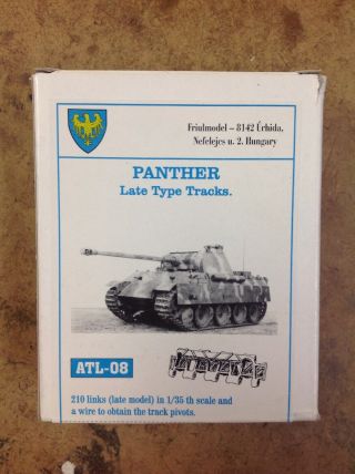 Khs - 1/35 Friulmodel Item Atl - 08 Late Type Tracks For Panther 210 Links & Wire
