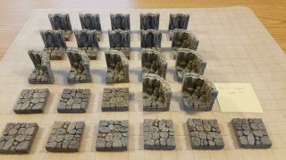 Dwarven Forge Basic Cavern Set 2 - Kickstarter Painted