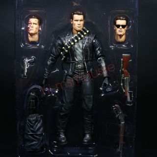 Neca Terminator 2 Judgment Day T - 800 Ultimate Arnold 7 " Action Figure Doll Loose