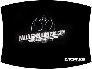 3d Display Plaque For Star Wars Millennium Falcon Models,  Lego 7965 75105 10179