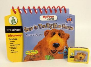 My First Leappad Leap Frog Disney Bear In The Big Blue House Book And Cartridge