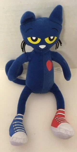 Merrymakers Pete The Cat 10 " Plush Book Doll Eric Litwin/dean Stuffed Animal