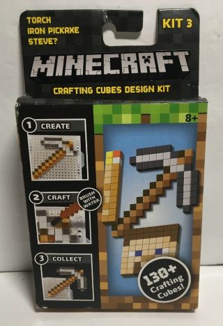 Minecraft Crafting Table Mattel Refill Pack Toy Kit 3