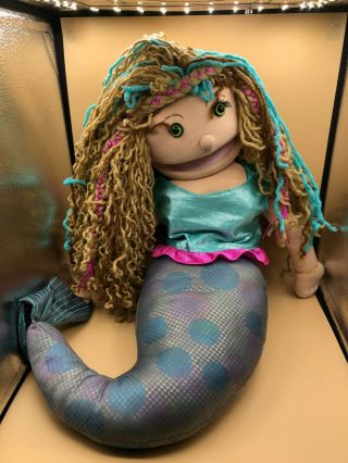 Large Mermaid The Puppet Company Co Plush Soft Stuffed Toy Doll Hand Puppet Fish