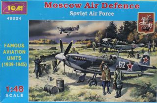 Icm 1:48 Moscow Air Defence Soviet Air Force Plastic Model Kit 48024u