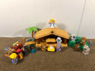 Fisher Price Little People Christmas Story Nativity Set W/ Lights & Music
