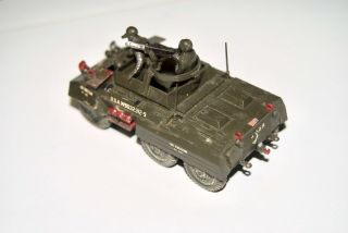 2 Vintage World War Two Armored Vehicle Model Kit Built 1/72 USA M - 8,  ? 5