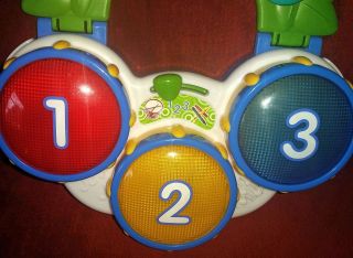 Baby Einstein Discover Drums Tri - Lingual 3 Play Modes Lights Up Music Sounds 3