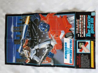 Vintage Hasbro Transformers G1 Decepticon Dirge Complete w/Accessories and box 8