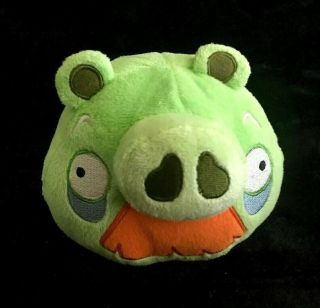 Angry Birds Plush Mustache Pig 5 " Foreman Grandpa With Sound Commonwealth