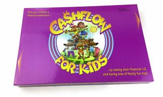 Rich Dad Poor Dad Robert Kiyosaki Cashflow For Kids Complete Board Game Euc