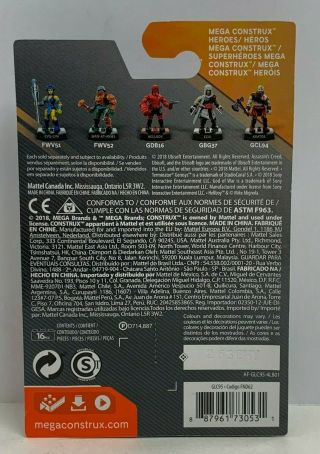 Mega Construx Terminator Genisys Action Figurine Toy " T - 800 " 4 16pcs