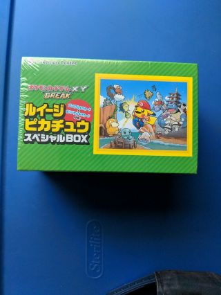 Pikachu Pokemon Center Xy Break Trading Card Box Luigi Version Shipped From Us