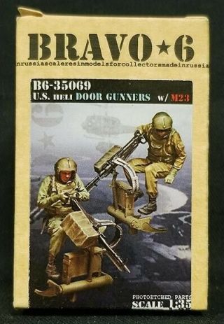 $9.  99 Nr Figure Blowout Bravo 6 35069 1/35 Resin Us Heli Door Gunners W/ M23