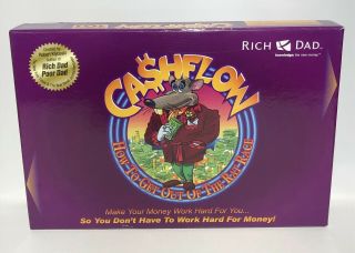Cashflow 101 Investing Board Game plus 3 CD Set 2010 Rich Dad Poor Dad Complete 7